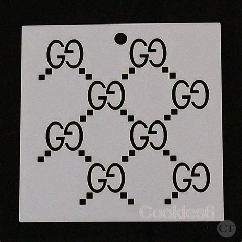 gucci vinyl stencil|gucci logo stencil design.